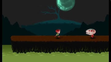 Godot Engine - platform game (enemies being hit, explosion particle)
