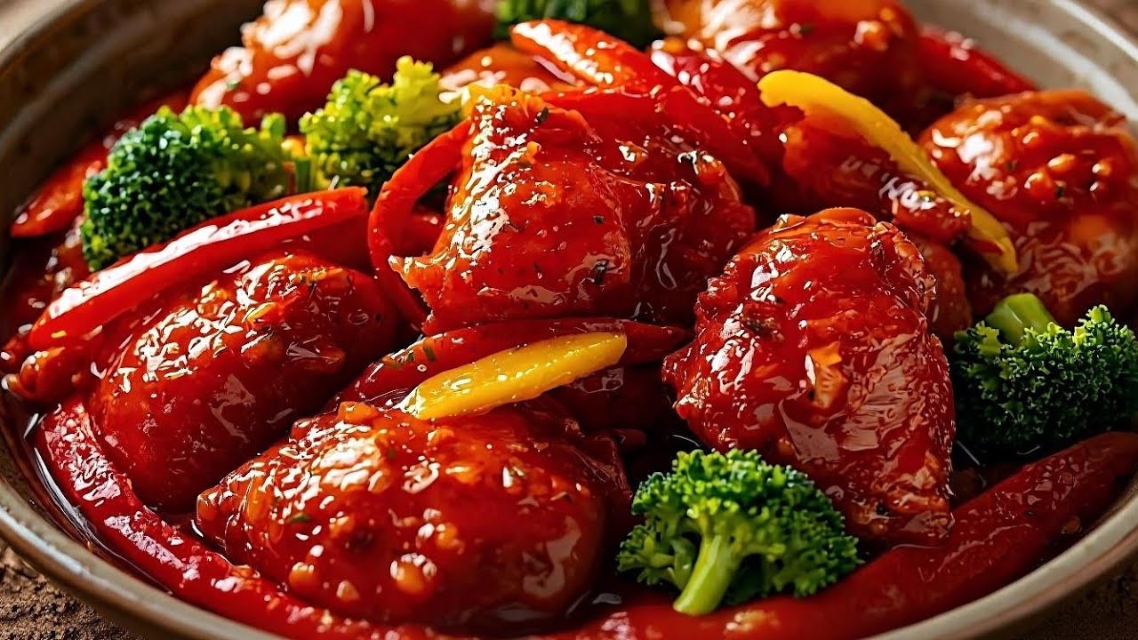 كانتون الصيني بالدجاج & Chinese Canton chicken 