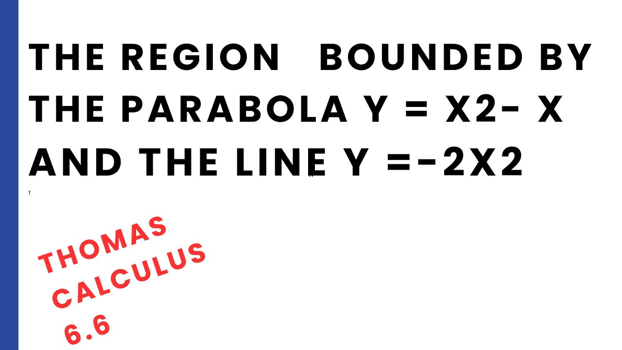 Thomas calculus exercise 6 6 - YouTube