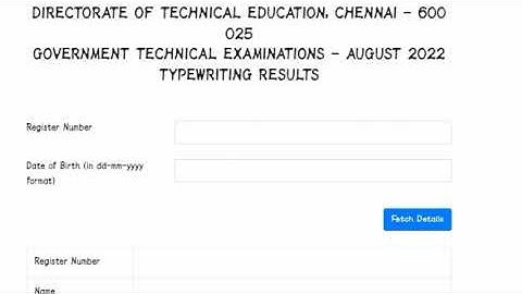 Typewriting Exam Result Released sep 2022 typewriting Exam Result pdf link discription how to check