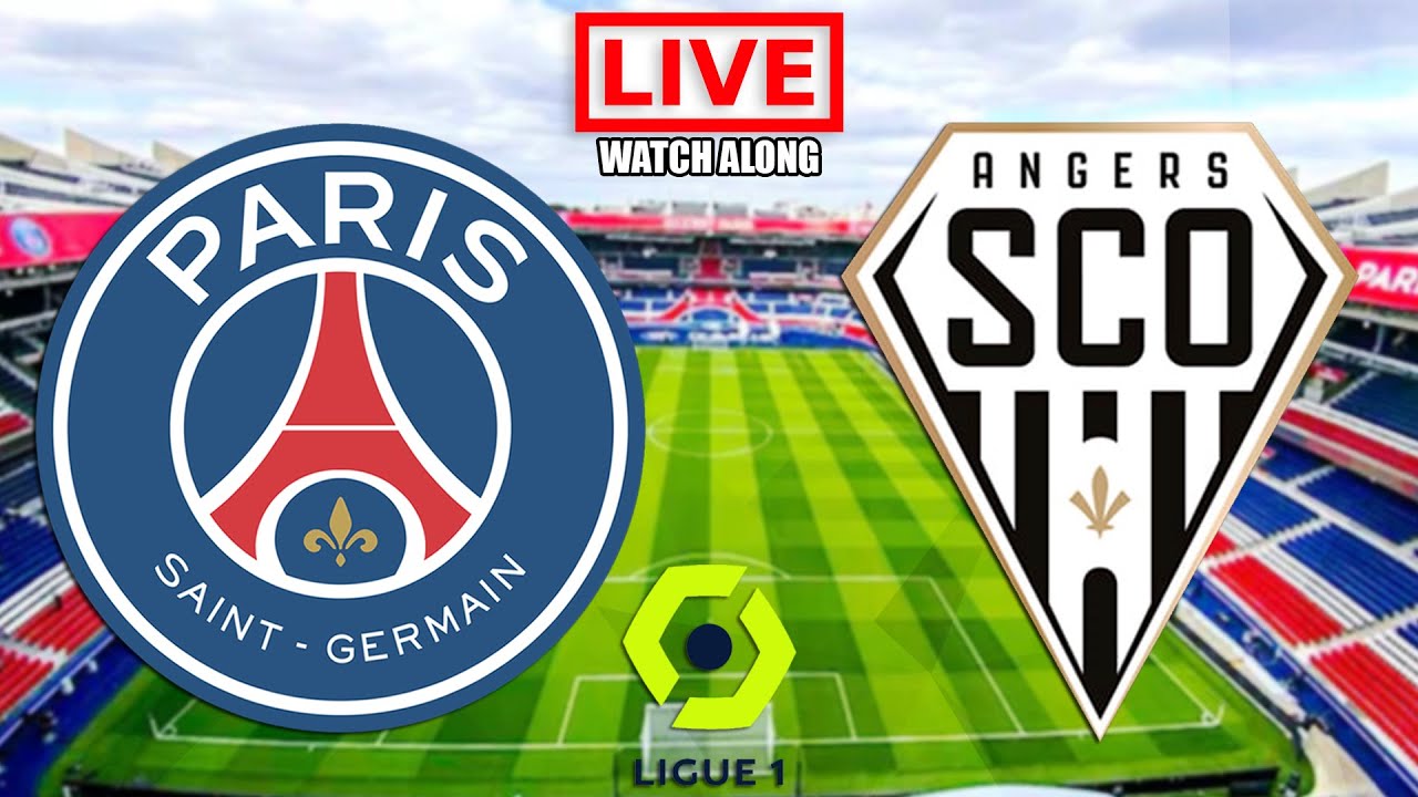 PSG vs ANGERS Live Stream - Ligue 1 Football Live Watch Along - YouTube