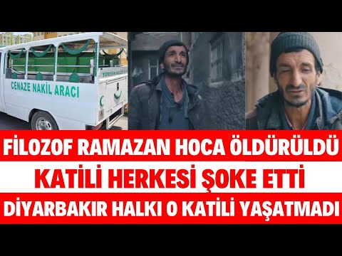 DİYARBAKIRLI FİLOZOF RAMAZAN HOCA ÖLDÜ KATİLİ KİM NEDEN ÖLDÜRDÜ RAMAZAN BÖÇKÜN SİBELCAN SEDA SAYAN