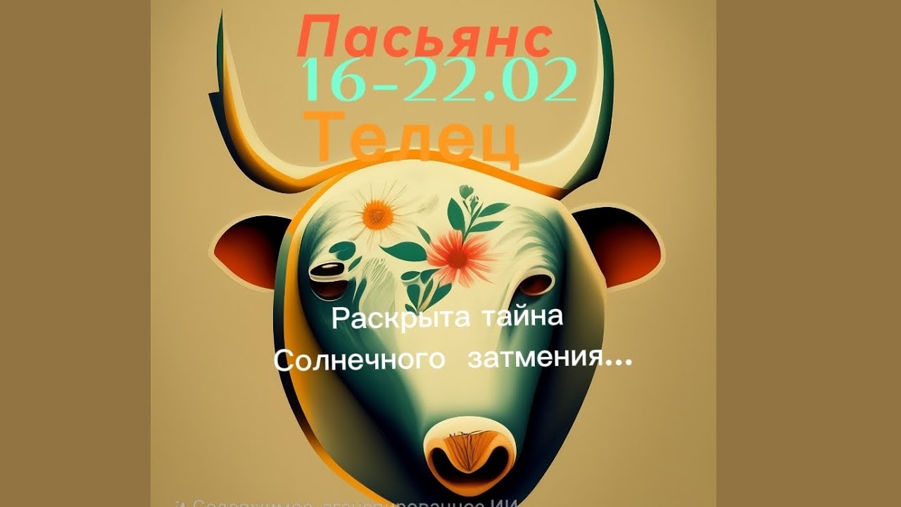 Пасьянс 16-22.02 Телец/ Раскрыта тайна Солнечного затмения...