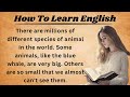 Learn english through story  how to learn english  improve your english  storytelling practice