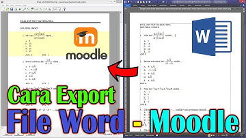 GAMPANG, EXPORT SOAL MICROSOFT WORD KE AIO CBT MOODLE - TUTORIAL AIO CBT PART 7