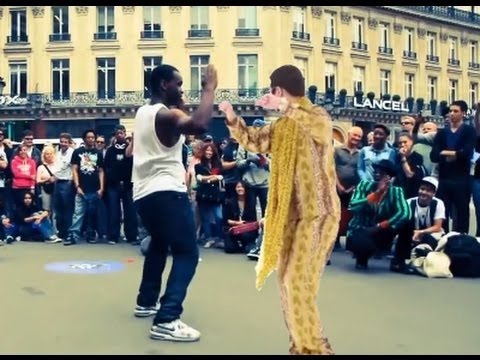 衝撃 - バイン - ストリート2016 kocakパイナップルペンにブレークダンスマスター対PPAPダンス
