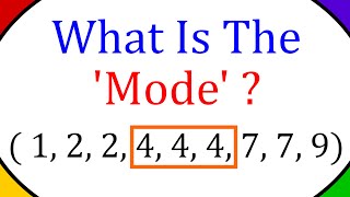 What Is The 'Mode'  - Maths And Statistics