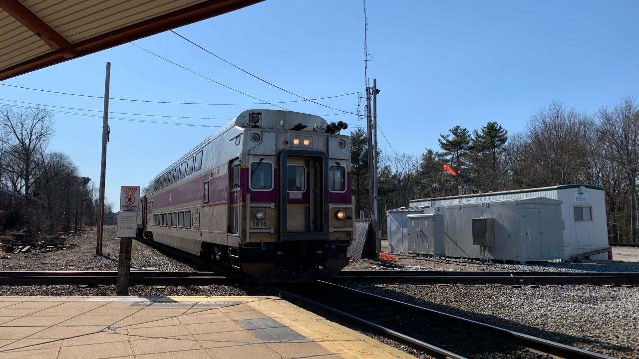A Few Trains In Walpole MA YouTube