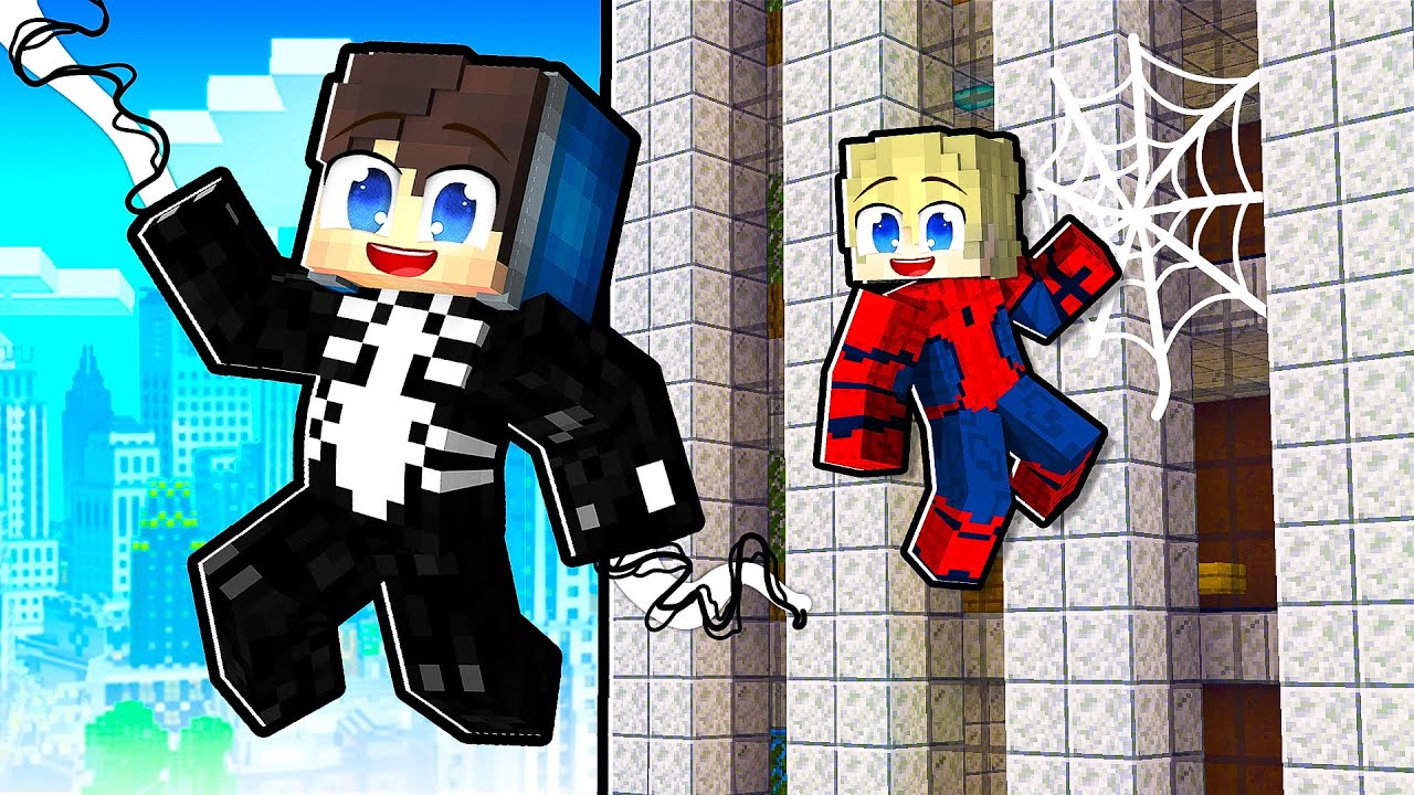 Hraju jako SPIDERMAN v Minecraftu!