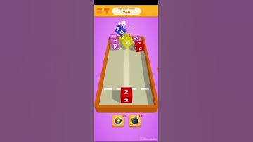 Race to 256 - Chain Cube Mobile Game Play