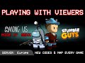 AMONG US HIDE N SEEK || STUMBLE GUYS || Playing with Viewers Live