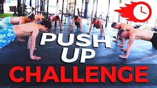 Bring sally up PUSH UP CHALLENGE!