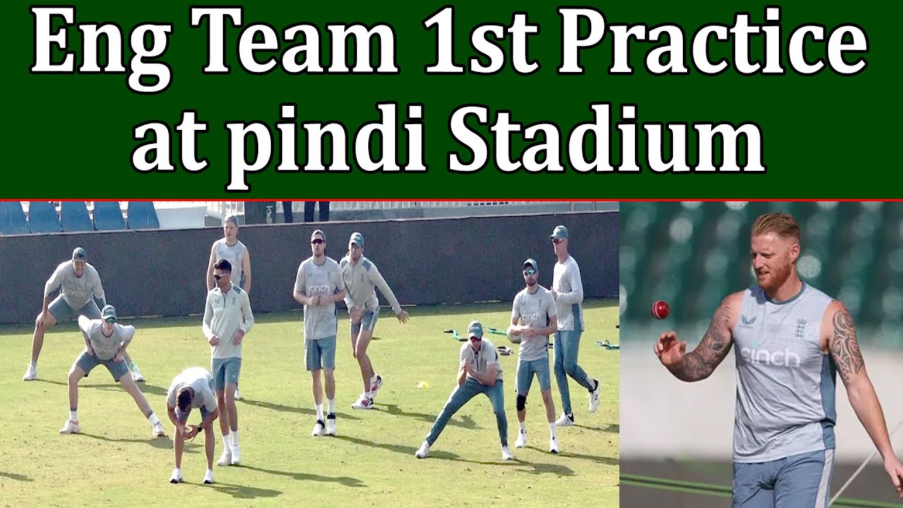 England Test Squad 1st Practice session at Pindi Stadium Pakistan | 