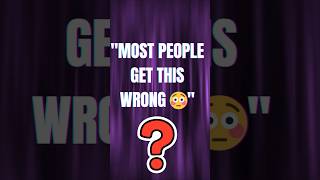 MOST PEOPLE GET THIS WRONG 😳 #quiz #riddlejourney #brainriddles #mindbendingquiz #riddles #enigmind