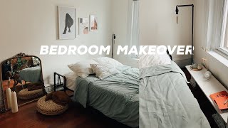 EXTREME BEDROOM MAKEOVER/TRANSFORMATION | Studio Apartment + DIY Bedroom Furniture & IKEA HACK