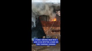 Chickens rescued after shed fire in Weld County