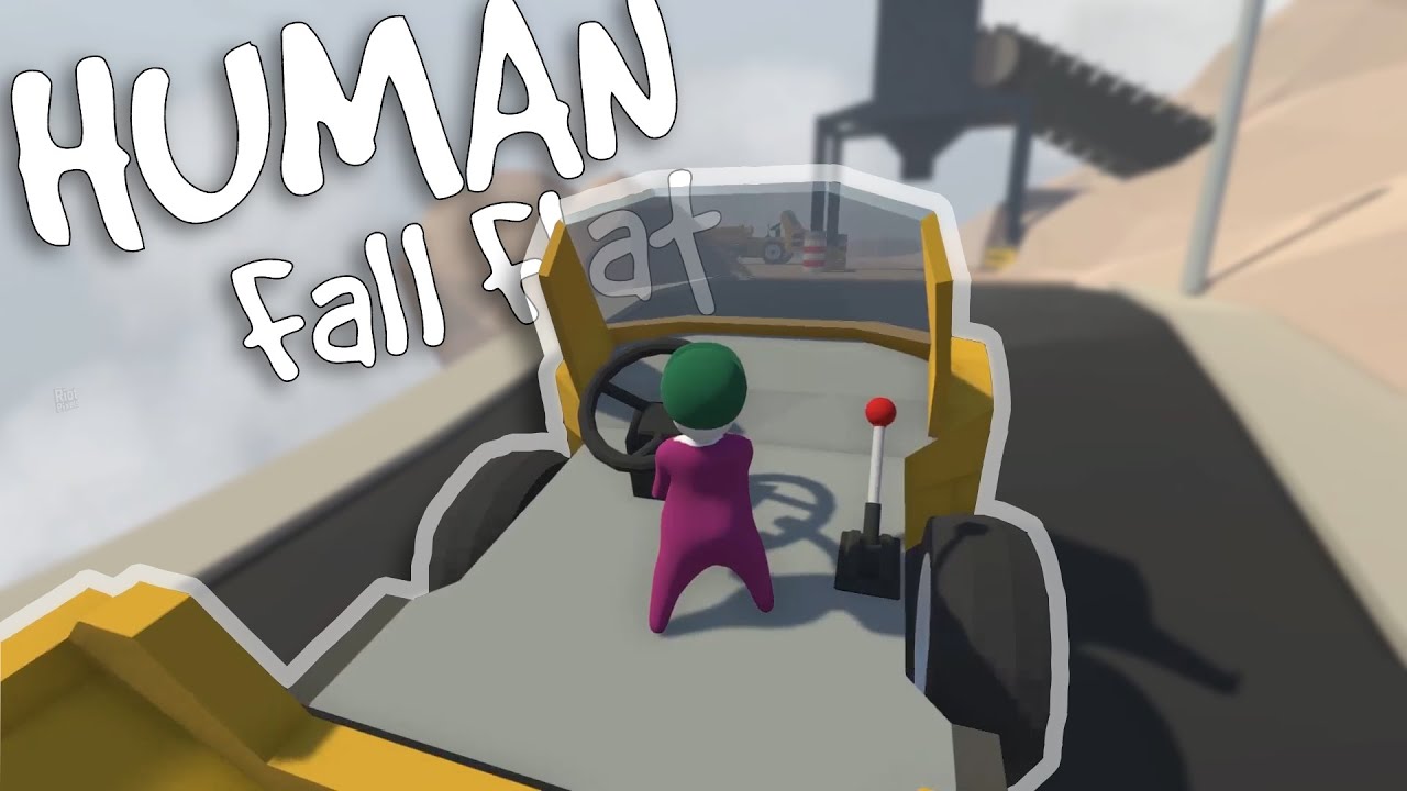 A HUMAN DRIVES A DUMP TRUCK | Human: Fall Flat Gameplay #5 - YouTube