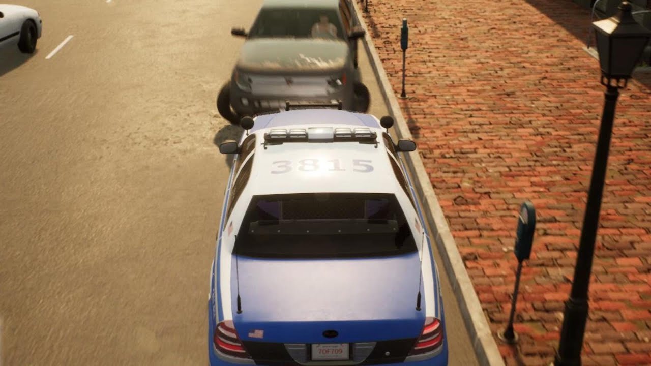 NPC drove in reverse and collided with my police car