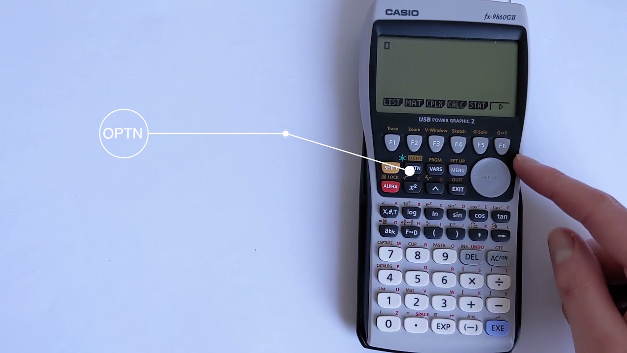 How to do Permutations and Combinations on a Casio fx-9860GII - YouTube