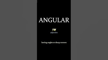Angular #How to pronounce and meaning of the word #learnenglish #vocab #vocabulary #english learn