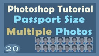 Passport size photo create in photoshop | learn Photoshop tutorial with pdf screenshot 3