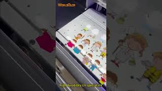 Celebrity A3 30cm print width Worldcolor UV DTF printer with three heads Wealth