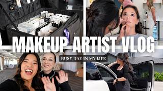 MUA VLOG: The BUSIEST Day | Bridal makeup, styled shoot & vendor expo all in one day!