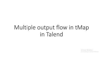 Multiple output flow in tMap in Talend​|| Talend session part 17