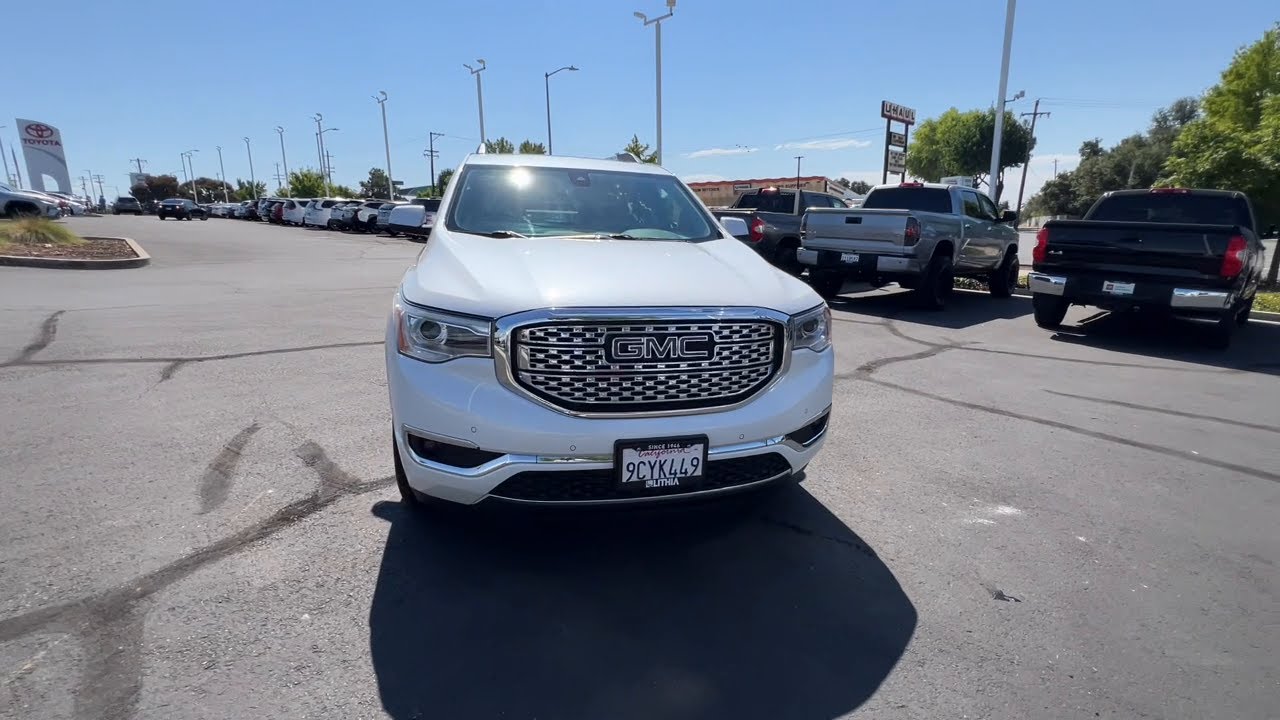 2017 GMC Acadia Northern California, Redding, Sacramento, Red Bluff