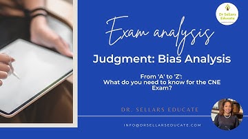 Snapshot 112-Exam Analysis, A-to-Z: Judgment Bias