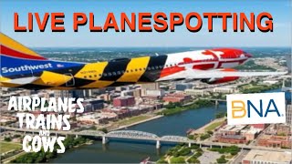 Live Planespotting from Nashville International Airport (BNA)