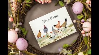 Relaxing Watercolor Texture Technique with Salt | Full Painting Process in 2x Speed screenshot 2