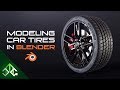 Blender tutorial  modeling car tires