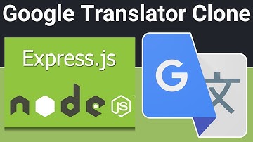 Node.js Express Project to Build Google Translator Clone to Translate Text Using EJS in Browser
