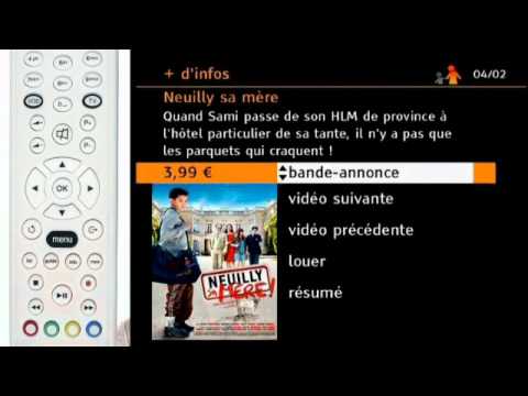 Orange assistance - utiliser la vidéo à la demande avec la TV d'Orange par ADSL