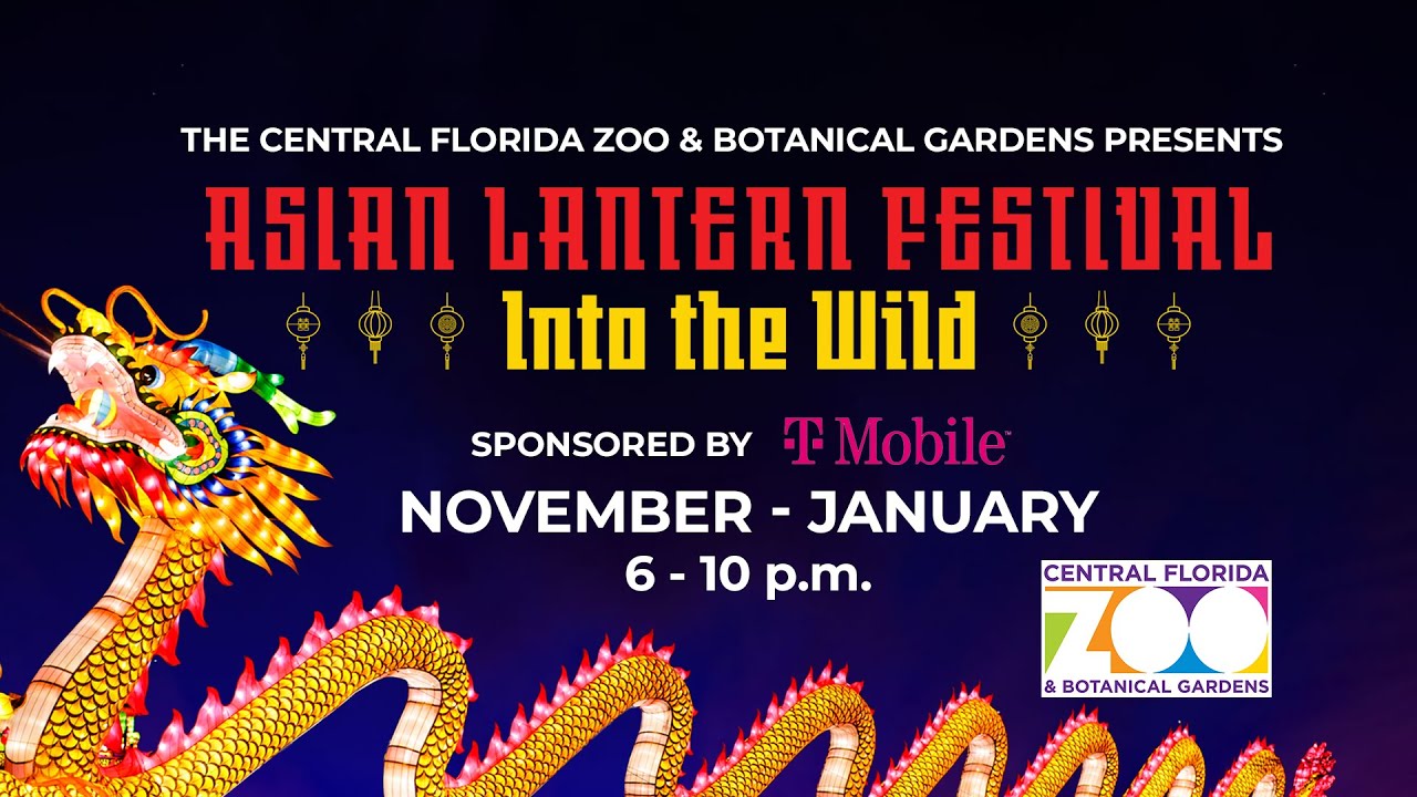 Asian Lantern Festival Into the Wild at the Central FL Zoo & Botanical