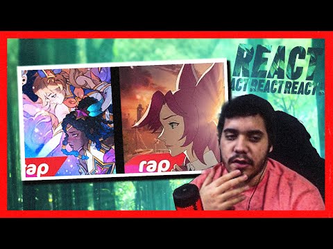 REACT DE: RAP DAS GUARDIÃS ESTELARES + RAP XAYAH E RAKAN, PAIXÃO ESTELAR - 7MINUTOZ | DARKCHANNEL