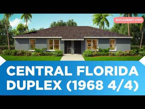 Build 2 Rent: Florida Duplex Tour | 4 Bed, 4 Bath | 1968 SqFt - Property Tours video from @Build2Rent
