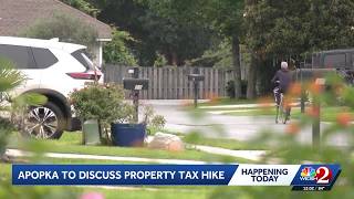 Apopka considering raising property taxes  more than 20%