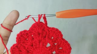 VERY EASY Crochet Doily Coaster | Beginners Friendly Scrap Yarn Crochet Project #crochet #knitting