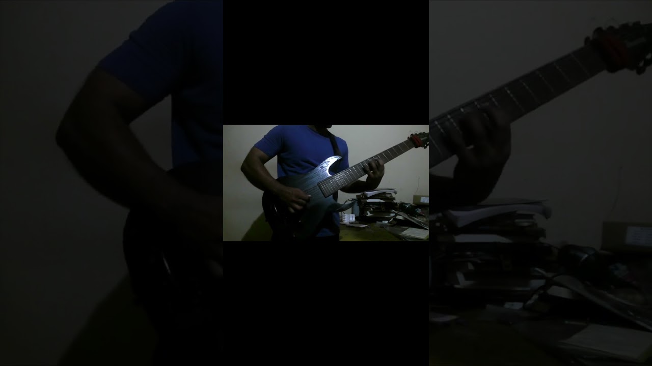 Insane 8-String Technical Metal Riff with 16th Note Triplets, Staccato, and Blasting Beats 