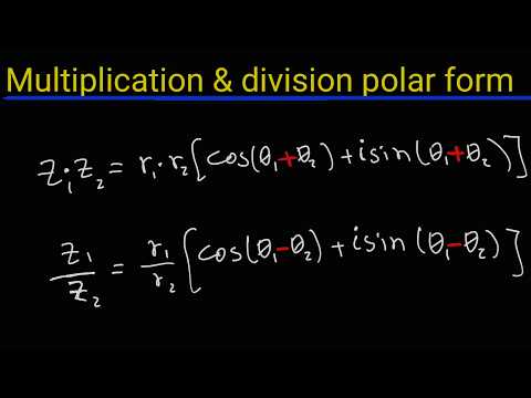 Multiplication and Division of Complex Numbers in Polar Form | Somali