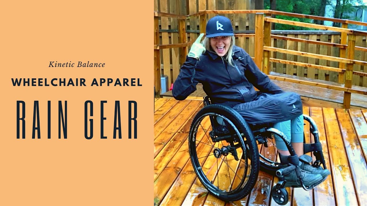 Wheelchair Apparel Rain Gear by Balance YouTube