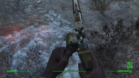 Desintigrated by a pipe revolver pistol - Fallout 4