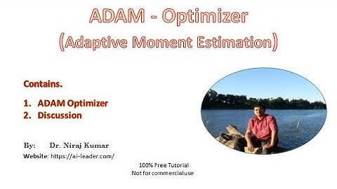 ADAM (Adaptive Moment Estimation) Made Easy
