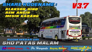 Mod Kodename Sound Mesin Garang BUSSID V3.7 || Mabar SHD PATAS MALAM