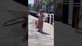 Never underestimate Grandma’s hula hoop skills ?? VegasLife