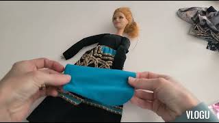 Handmade Muslim Hijab Barbie Like Doll Clothing.