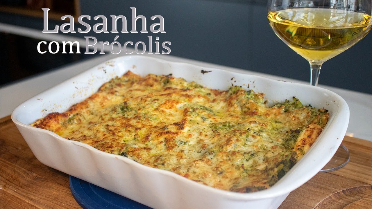 #lasanha  ao molho branco e brócolis!