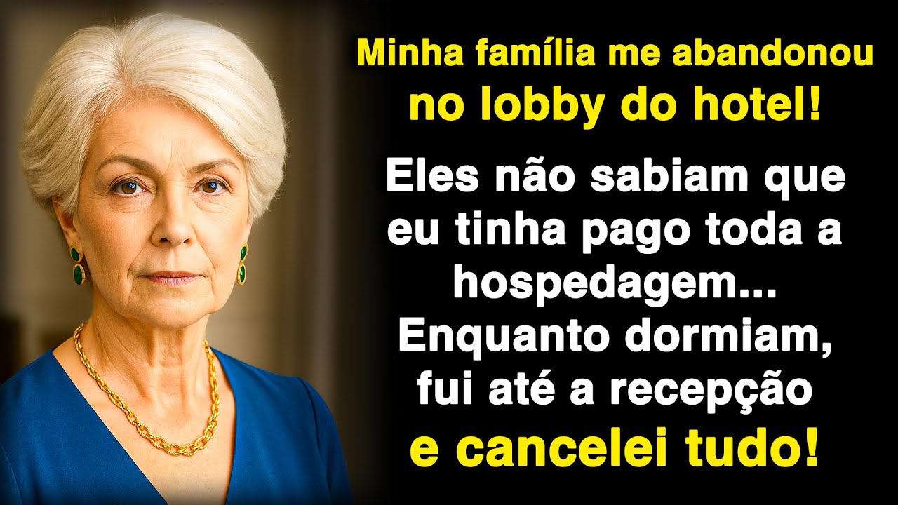 Me deixaram sozinha no hotel... Sem saber que eu tinha pago tudo — então decidi agir!